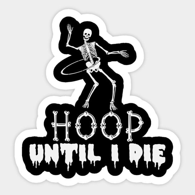 Hula Hooping Hoop Dancing Skeleton Dance Sticker by Sinclairmccallsavd